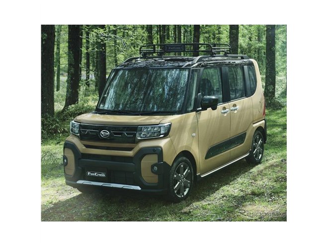 ダイハツ タント 改良新型】アウトドア志向の新モデル「ファンクロス