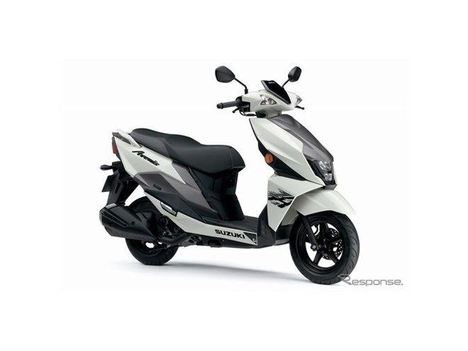 スズキ、バーグマンストリート125EX 新型を世界初公開…インターモト