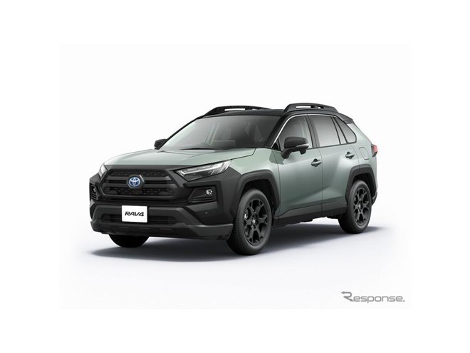 トヨタ RAV4 一部改良、安全やコネクテッドを強化…GORI GORI BLACK塗装