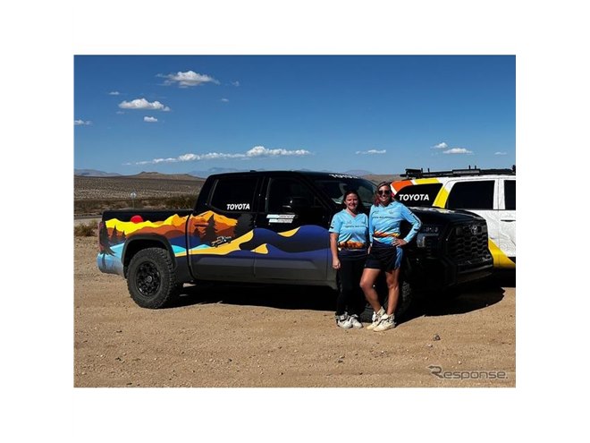 トヨタ タンドラ 新型、女性だけのラリー参戦…オフロード仕様「TRDプロ