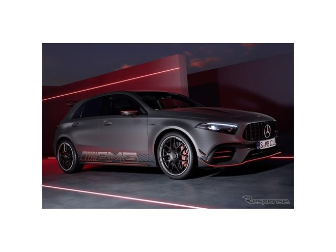 ベンツ A45S AMG TURBO W177 マットブラック エンブレム