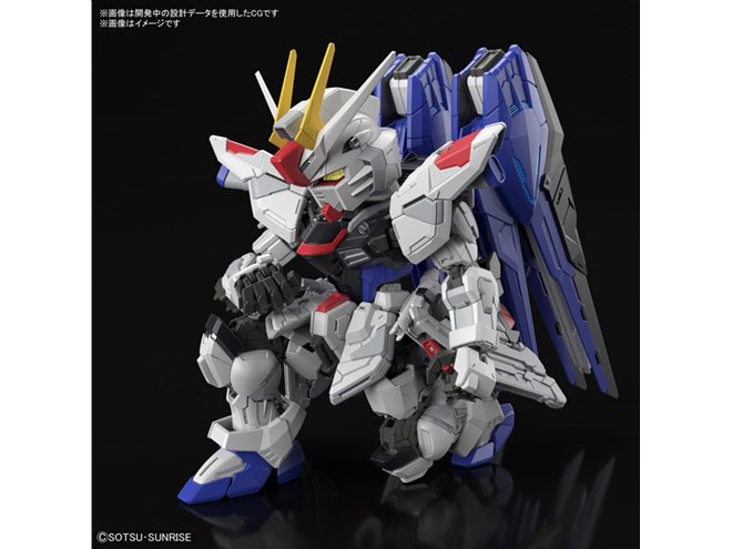SD史上最高の可動とギミック”搭載の「MGSD フリーダムガンダム