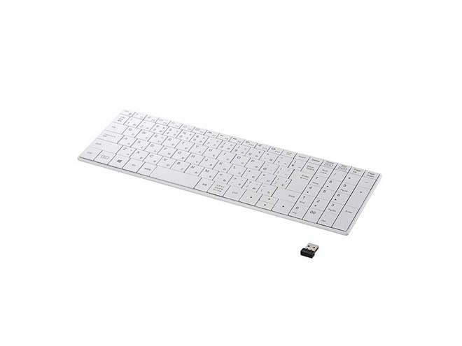 バッファロー、コンパクトなテンキー付きワイヤレスキーボード