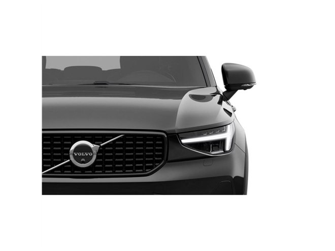 ボルボ XC40 MY23-24専用フロントグリル ブラックエンブレム