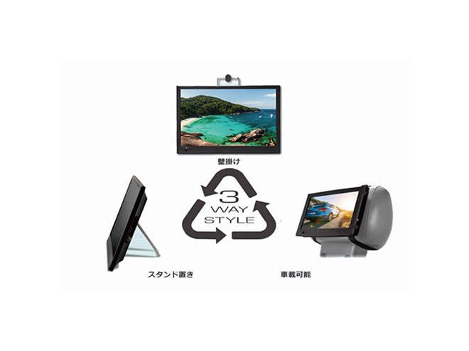 14インチ ポータブルテレビ TV-141 バッテリー内蔵 HDMI 動作良好 ダイアモンドヘッド、バッテリー内蔵の14.1型ポータブルテレビ - 価格.com