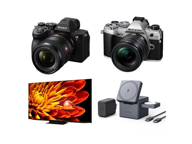 まとめ読み】新ミラーレス「α7R V」「OM-5」、シャープ「AQUOS XLED