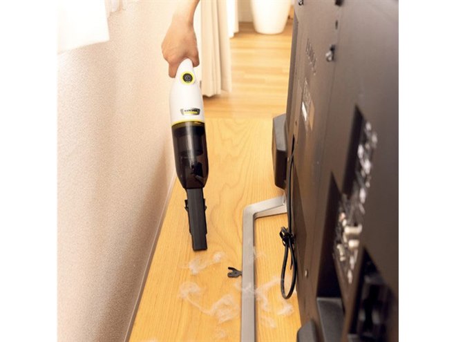 ケルヒャー、パワフルで軽量520gのハンディクリーナー「CVH 3 Plus