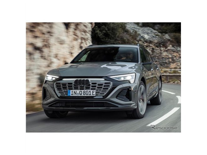 【美品 AUDI アウディ Q8 e-tron 純正 21インチ ブラック4本】 e-tron」改め『Q8 e-tron』へ、アウディのフラッグシップ電動SUVが大幅