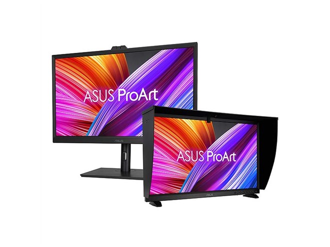 ASUS、自動キャリブレーション機能搭載の31.5型4K有機ELディスプレイ