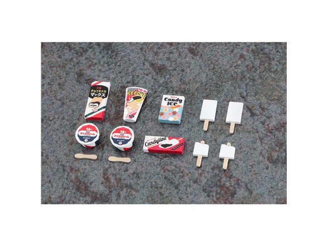 1/12模型「レトロ自販機」シリーズより、懐かしの“アイス自販機”が本日