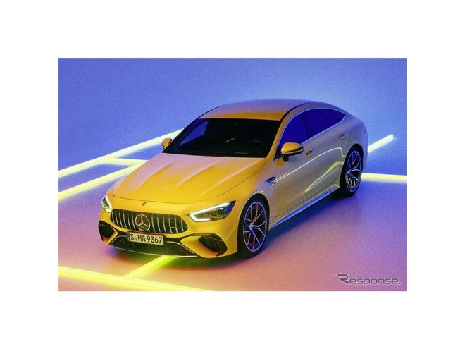 メルセデスAMG、1台限りの高性能PHEVは全身イエロー…テニス界の