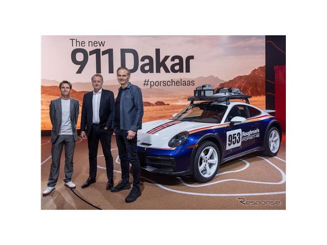 ポルシェ 911「ダカール」、オフロードスポーツカー発表…ロサンゼルス