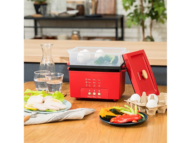 PRISMATE、「サラダチキンメーカー」にスチーム＆炊飯機能を追加した新