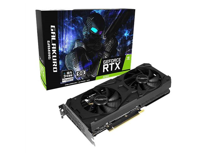 GALAKURO GAMING GG-RTX3080-E10【A82】 GALAKURO GAMING、「GeForce RTX 3060」を搭載したビデオカード - 価格.com