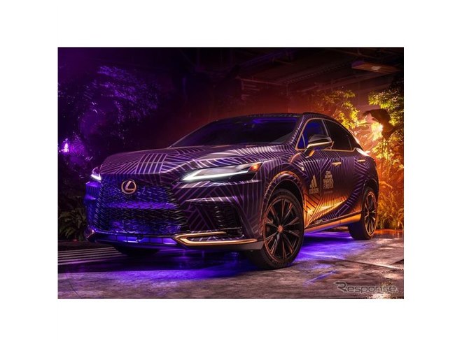 レクサス RX 新型に『ブラックパンサー』仕様、映画の世界観を表現