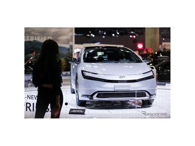 トヨタ プリウス 新型、米国仕様は歴代で最も低燃費に…ロサンゼルス