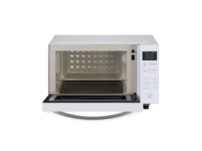 ハイアール、フラットな庫内の18Lマイコン式電子レンジ「JM-FH18J