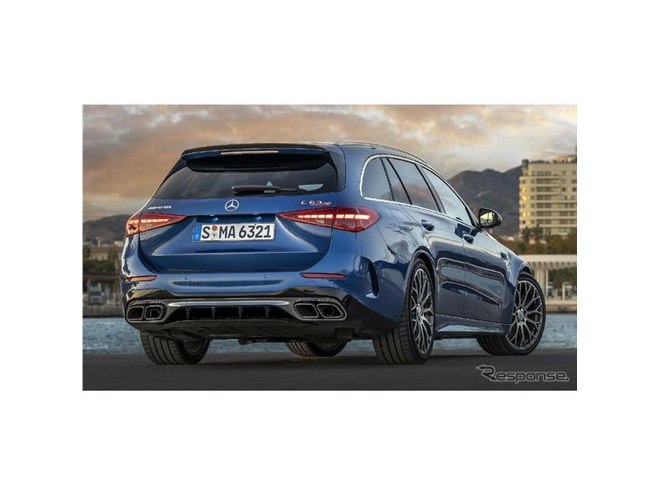 F1由来の電動ターボPHEVは680馬力…メルセデスAMG『C63』ワゴン新型