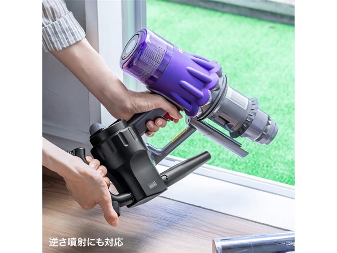 サンワ、最大15分の連続噴射が可能なAC電源式エアダスター「CD-ADE3BK