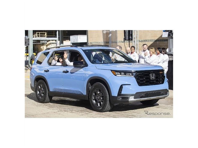 ホンダブランド最強のV6搭載、SUV『パイロット』新型…米国で生産開始