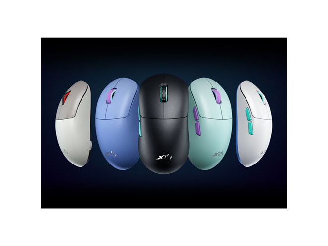 Xtrfy M8 4個セット Xtrfy、4mmのローフロント設計を採用したワイヤレスゲーミング