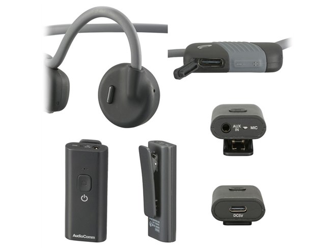 イヤホン単独でも使用可、ワイヤレスで使える小型集音器＆骨伝導