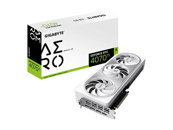 GIGABYTE、「GeForce RTX 4070 Ti」を搭載したビデオカード4機種