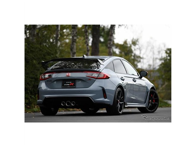 コタ様ご購入分　シビックタイプR 純正リヤスポイラー　土台付き シビック タイプR/CIVIC TYPE-R FK8：純正 テールゲートスポイラー