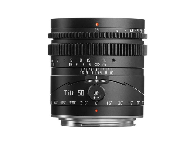 TTArtisan、ティルトレンズ「Tilt 50mm f/1.4」にX/RF/Zマウント用を