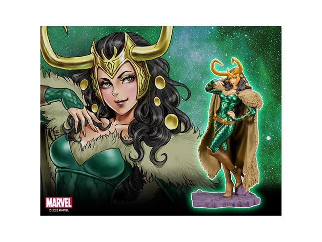 コトブキヤ Marvel Bishoujo Statue ロキ コトブキヤ、雷神ソーの弟を女性化した「MARVEL美少女 ロキ」を