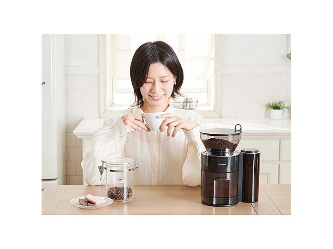 ライソン、コーヒー愛好家向けの「重量感知式コーヒーグラインダー