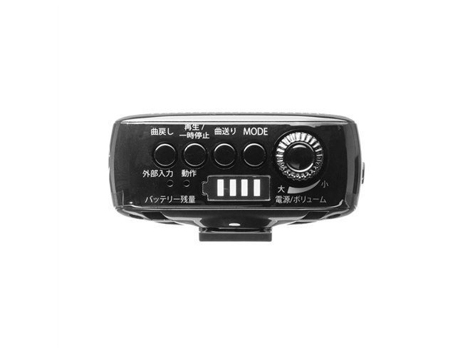 マイク付きヘッドセットが付属、フリーハンドで使えるポータブル拡声器