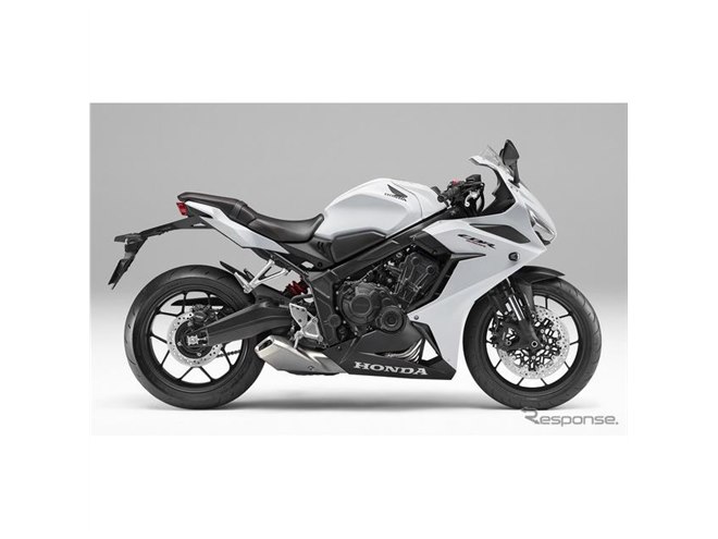 ホンダ CBR650R、新色「パールグレアホワイト」採用…CB650Rは一部配色