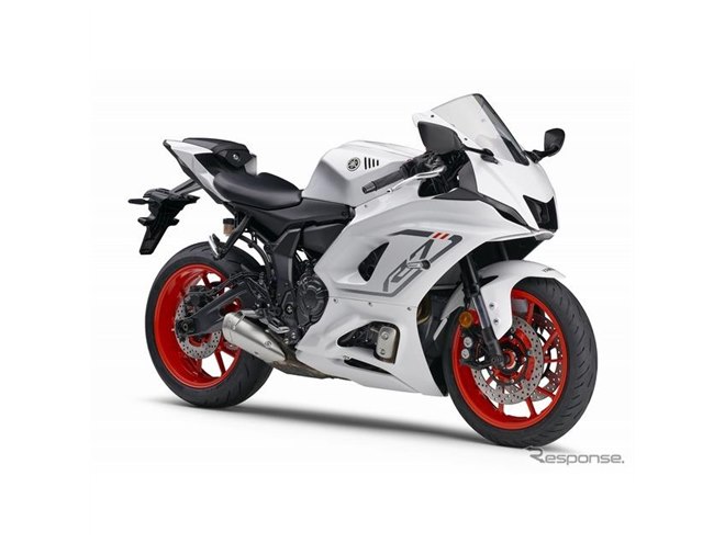 ヤマハ YZF-R7、爽やかな新色「ホワイト」を設定…2023年モデル発売へ
