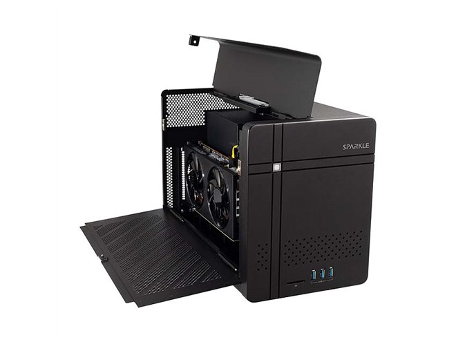 SPARKLE、ビデオカードなどを搭載できるPCIeボックス「TBX-750FA