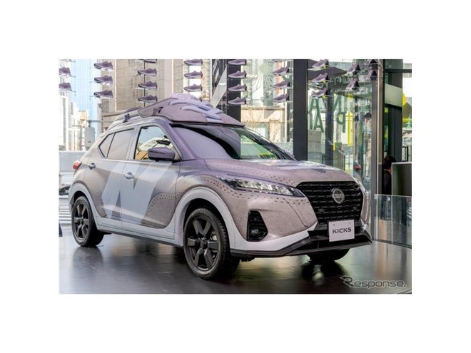 お買い得商店街 質感リアルすぎ！ スニーカー車誕生…日産キックスと ミニカー