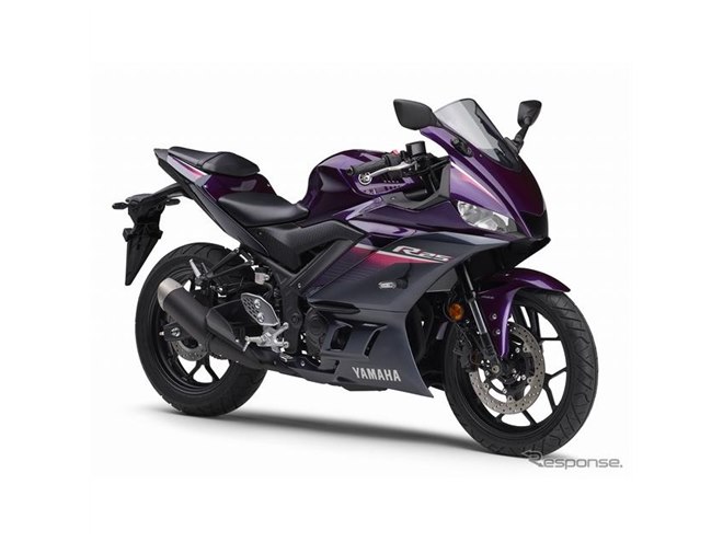 ヤマハ YZF-R25、新色「パープル」登場…2023年モデル発売へ - 価格.com