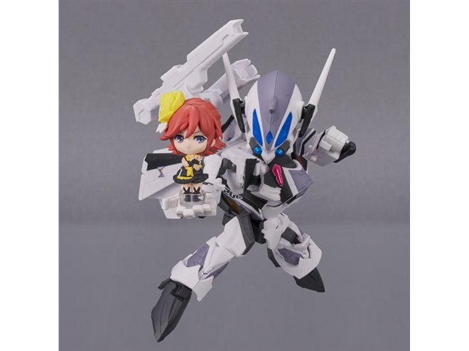 マクロスΔ」ジークフリード（メッサー機）＆カナメをデフォルメ仕様で