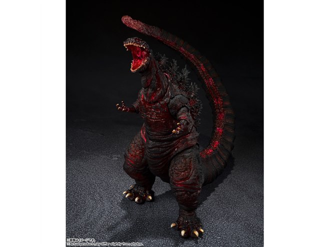 ゴジラ2016 赤色 フィギュア 約16cm タグ付き 赤く発光するシーンを再現、全高180mmの「ゴジラ第4形態 夜間