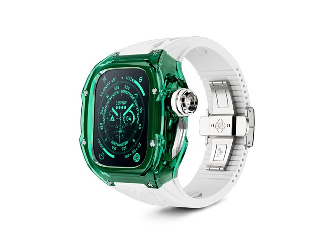 132,000円、シースルーケースを備えた高級Apple Watch Ultraケース 