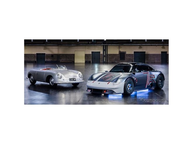 ポルシェのスポーツカー75周年、500馬力の『357』提案…原点「356」に