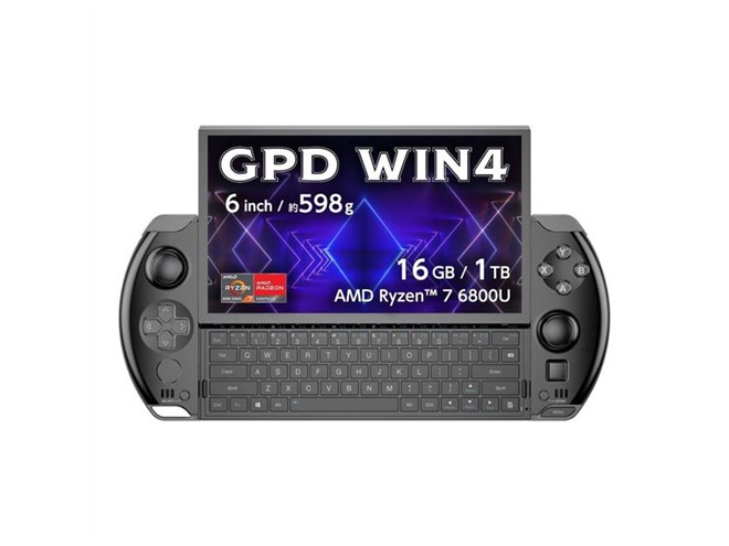 天空、6型ゲーミングPC「GPD WIN4」に国内追加保証付きのオリジナル