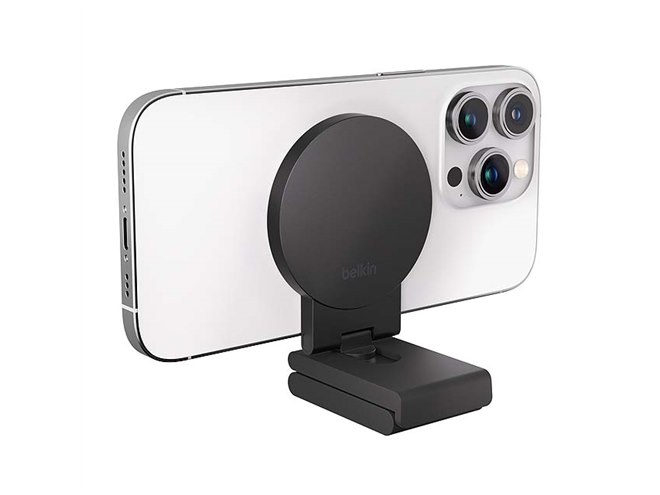 ベルキン、アップルと共同開発したMac用のMagSafe対応iPhoneマウント