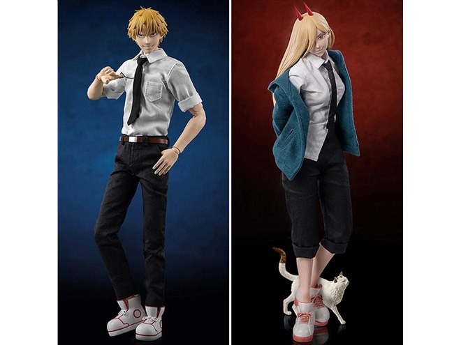 チェンソーマン」デンジ＆パワーが1/6フル可動フィギュアに、各23,100円 - 価格.com