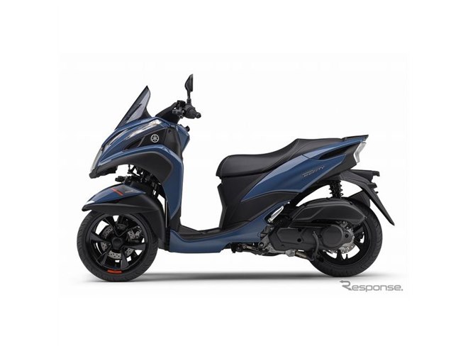 ヤマハ トリシティ125/155、足回り変更で乗り心地アップ…専用アプリに