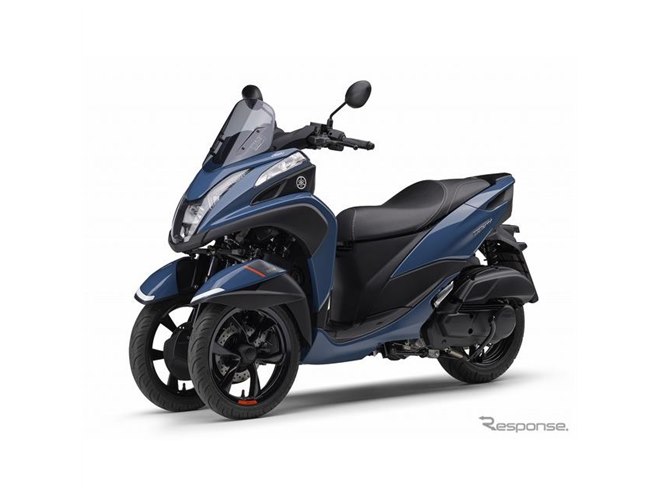 ヤマハ トリシティ125/155、足回り変更で乗り心地アップ…専用アプリに