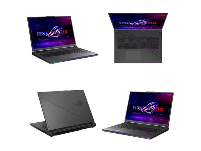 ASUS、GeForce RTX 40シリーズ搭載の18型ゲーミングノートPC「ROG