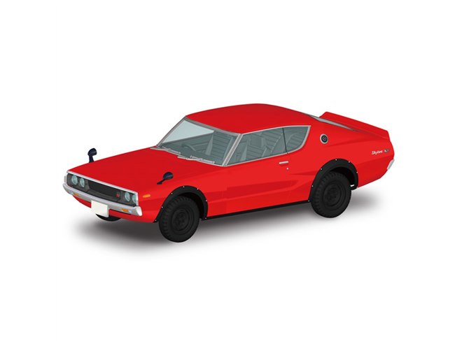 THE SNAP KIT ニッサン C110 スカイライン GT-R 4種セット ニッサン C110スカイラインGT-R カスタム(ホワイト) - AOSHIMA