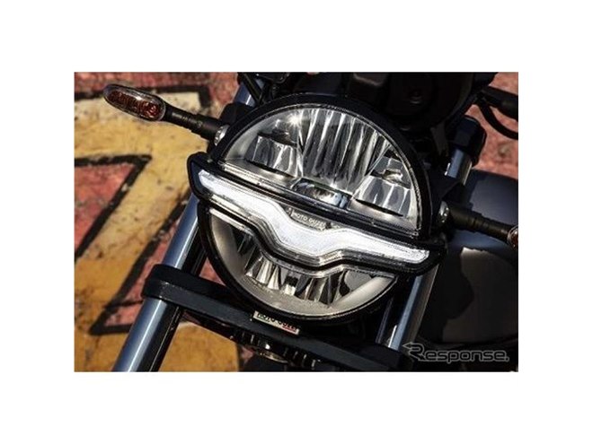 モトグッツィ V7III/V9ボバーのヘッドライト モト・グッツィ V9 ボバー