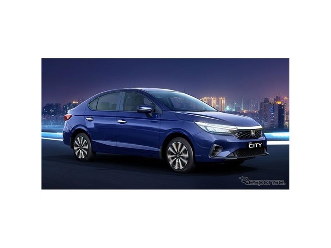 ホンダの小型ハイブリッドセダン『シティ』に改良新型、燃費は27.1km